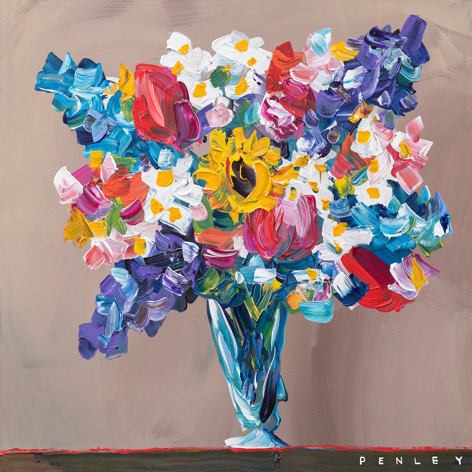 限定価格waltz by BEAMS DESIGN フラワープリントアンサンブル Flowers on tan