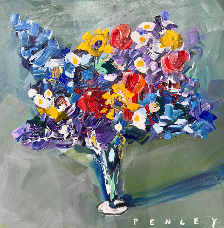 Floral on junior mint