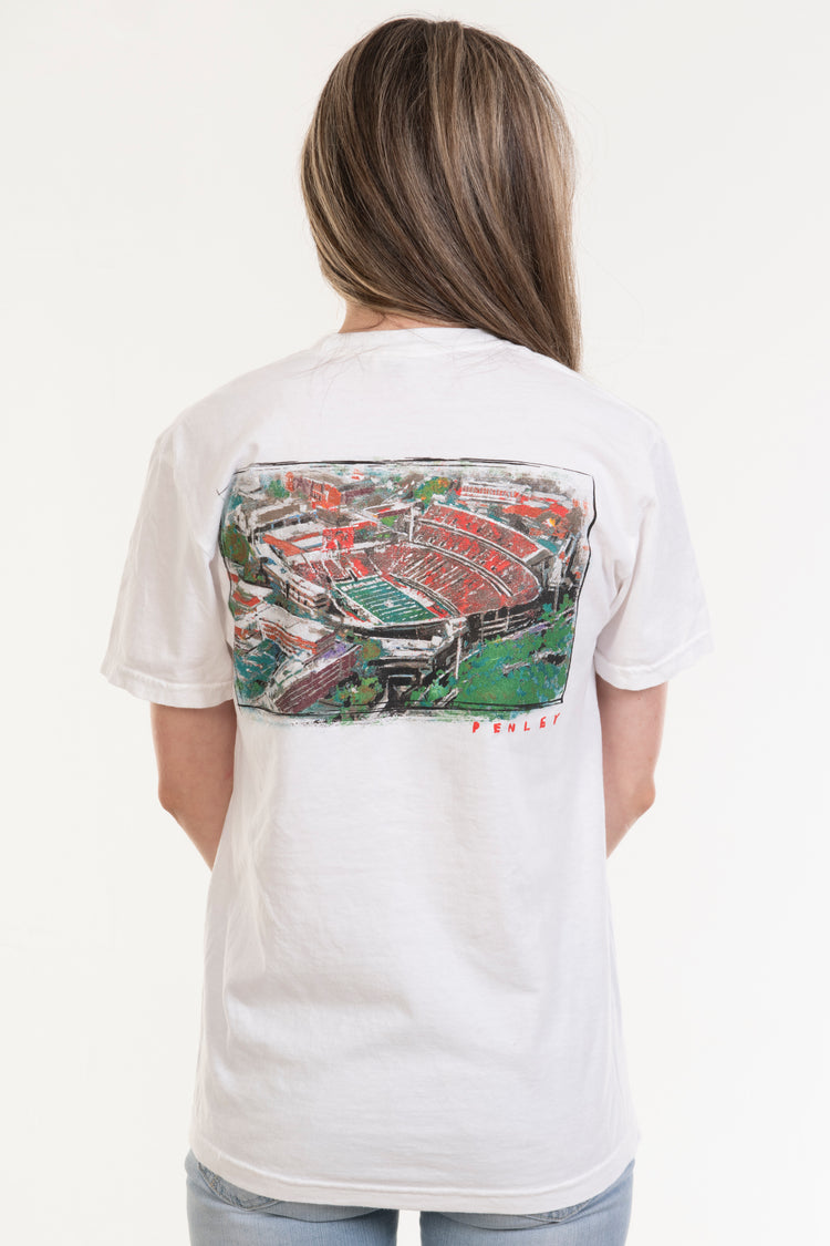 Tee - Sanford Stadium White