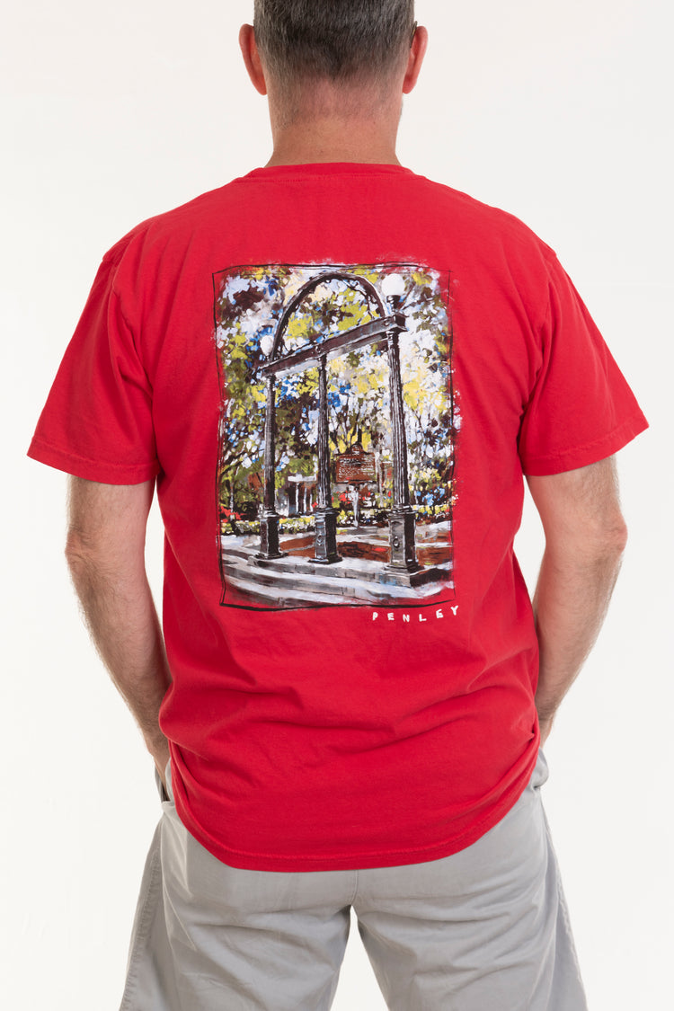 Arch Tee - Red