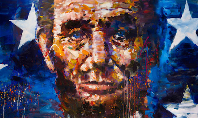 Abe Lincoln with stars