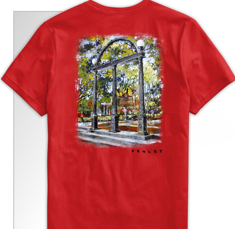 Arch Tee - Red