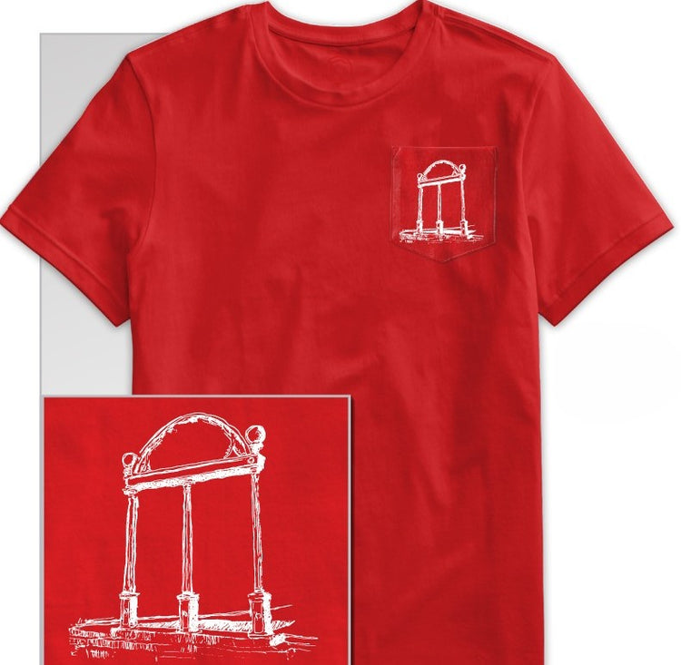 Arch Tee - Red