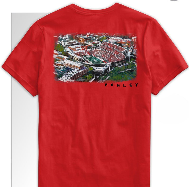 Sanford Stadium Tee - Red