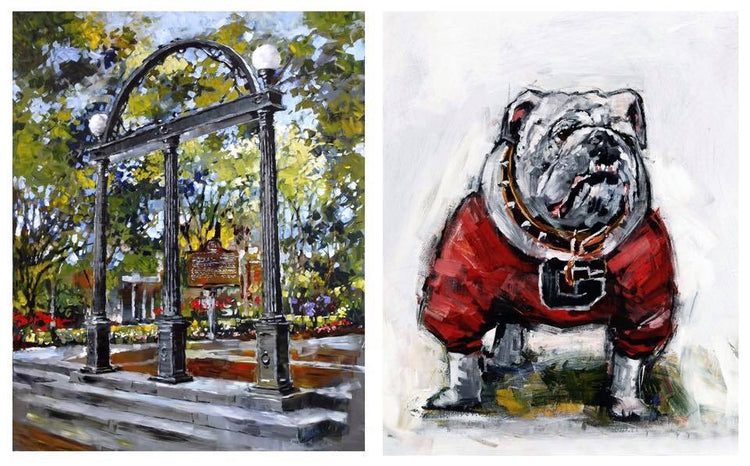 Go Dawgs Set of 2 prints