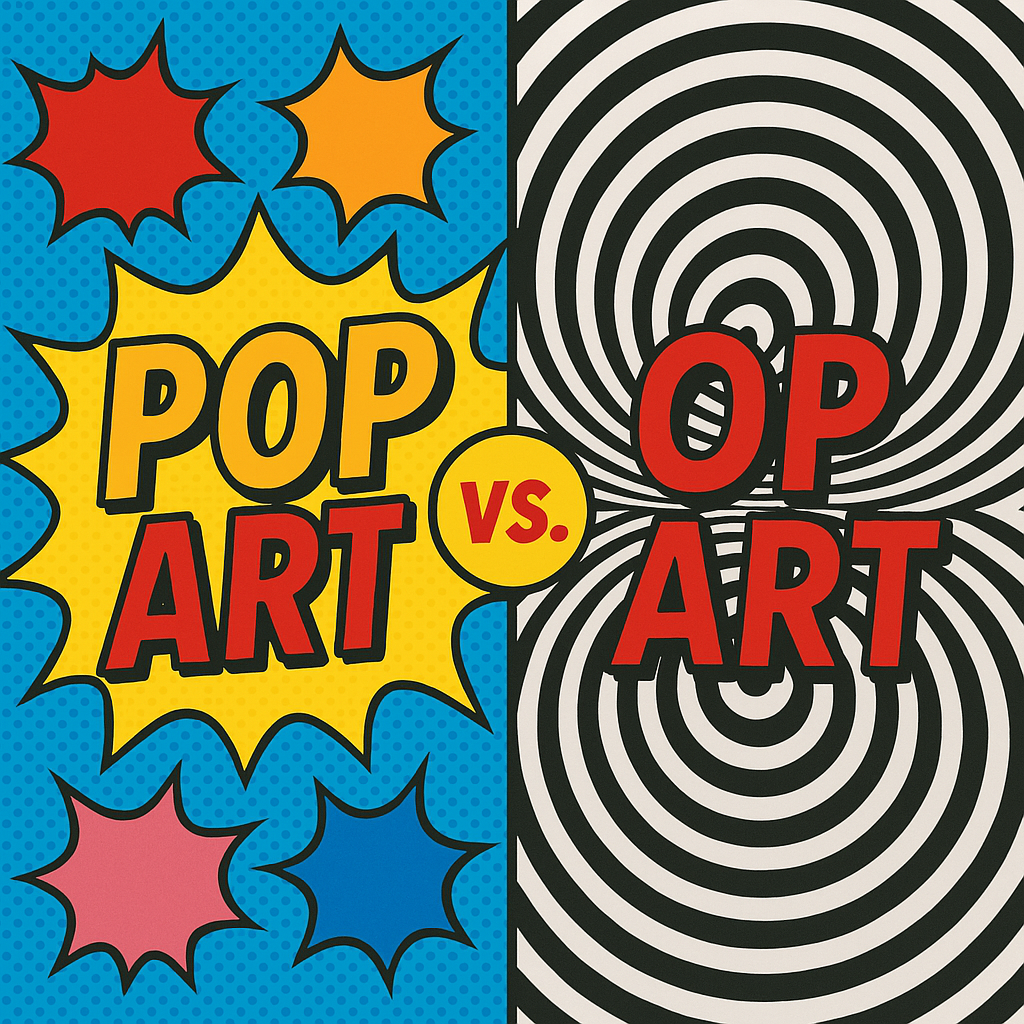 Pop Art vs. Op Art: What’s the Difference Between These Two Unique Art
