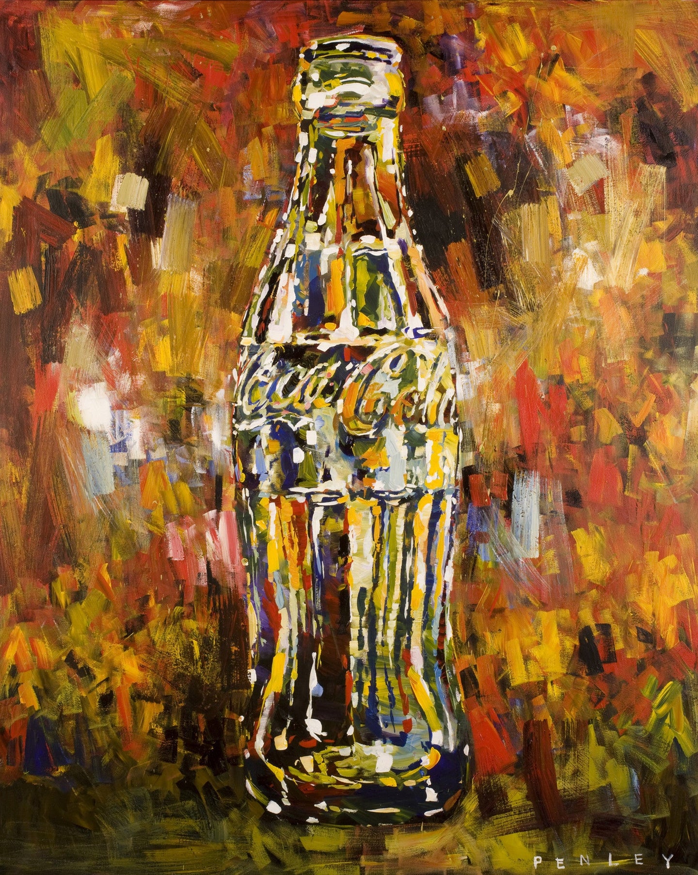 Coca Cola Retro Art for Walls, Coke Bottle Art | Penley Art Co