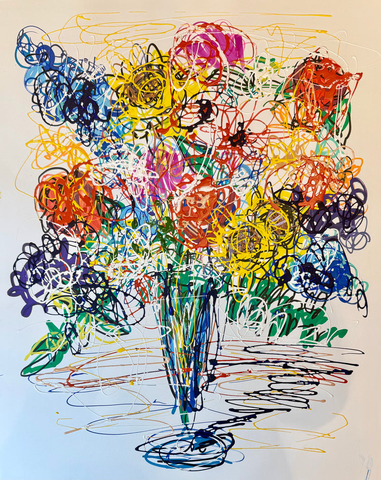 Floral on white