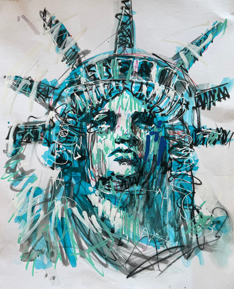 Liberty blue sketch