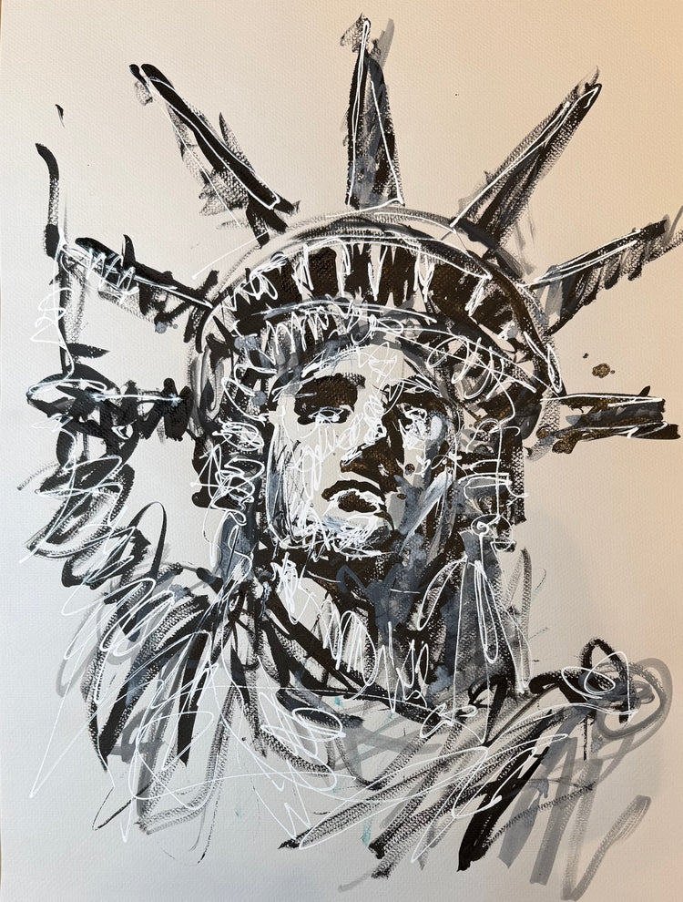Liberty on beige
