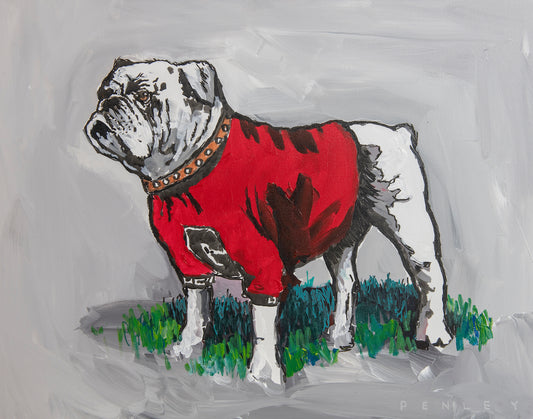 UGA on gray