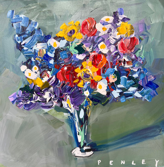 Floral on junior mint