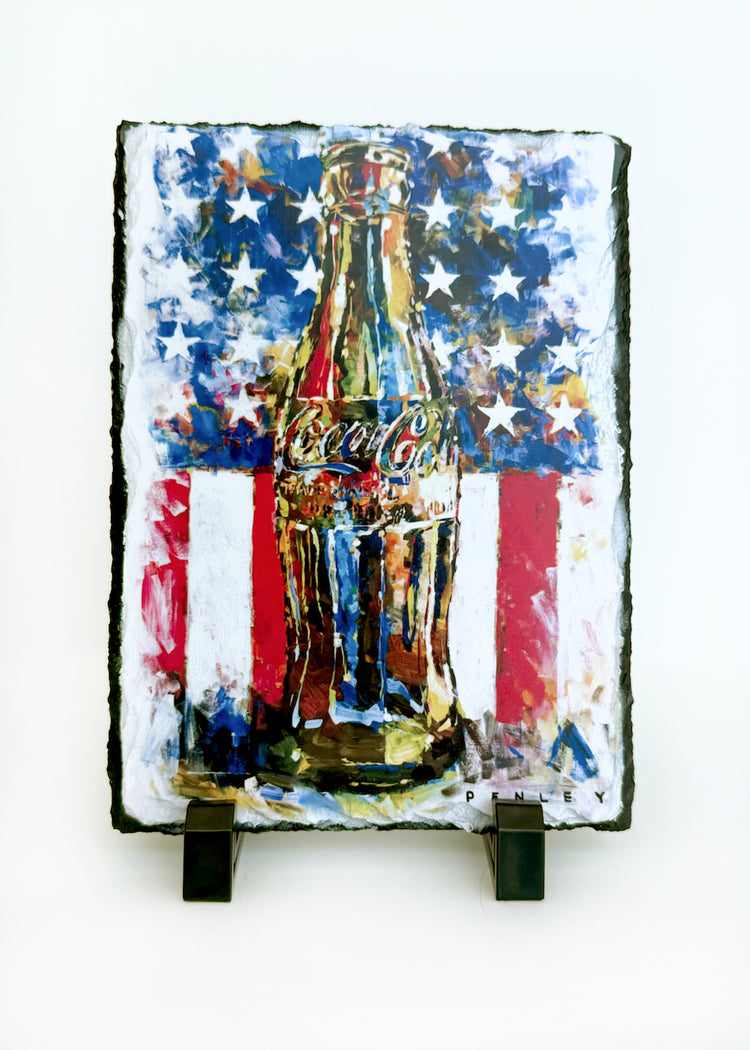Coca-Cola Bottle on Slate