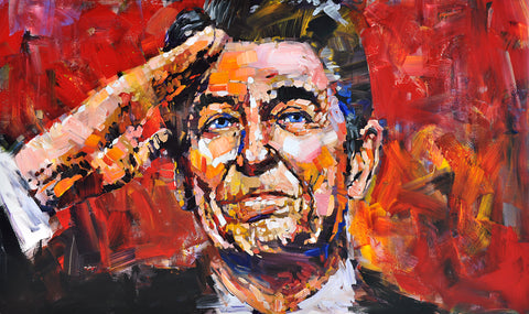 Reagan on red