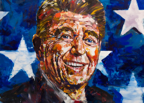 Reagan with stars