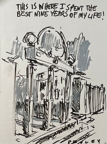 Best years of my life B&W sketch