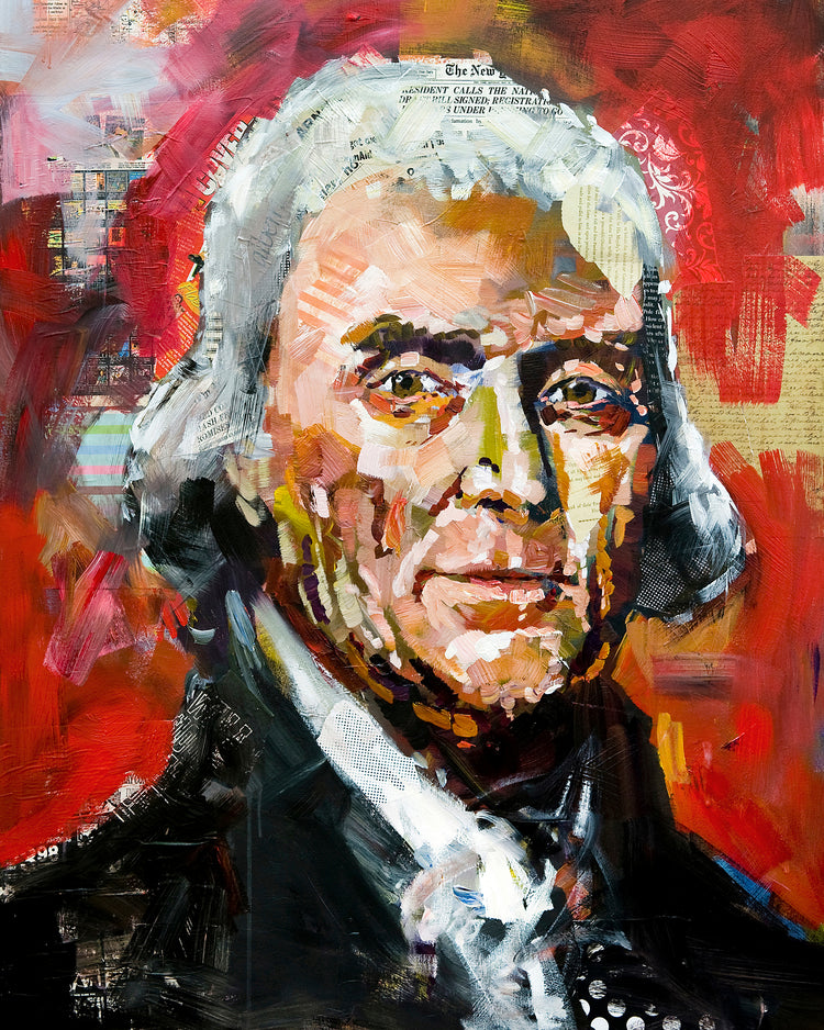 Thomas Jefferson on red