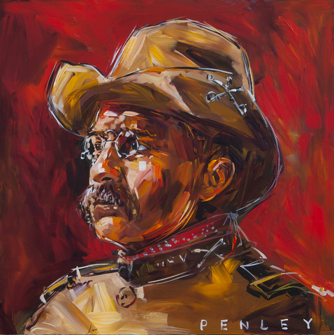 Teddy Roosevelt Rough Riders on red
