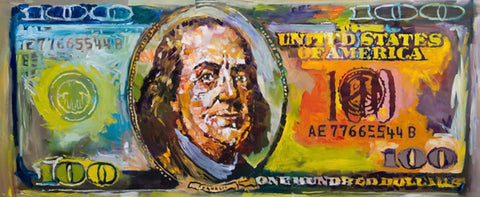 OVERSTOCK (paper)- 100 dollar bill