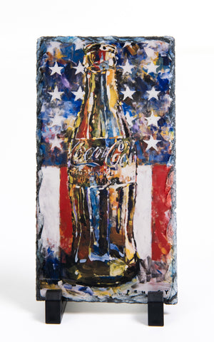 Coca-Cola Bottle on Slate